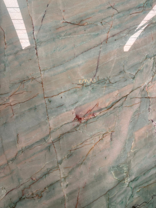 Cuarcita emerald green brillada